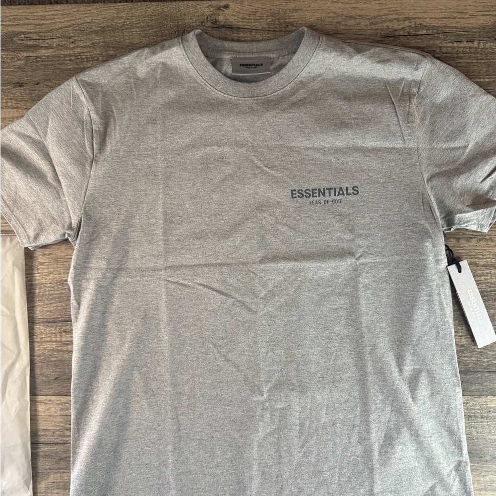 Essentials Light Gray Short Sleeve Tee